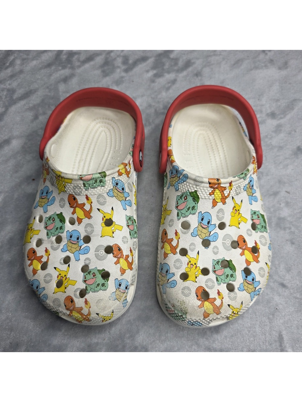 Crocs Pokemon Pikachu Starter Skin kids junior Sz 1